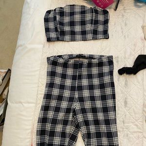 Fashion nova two piece set matching set size small